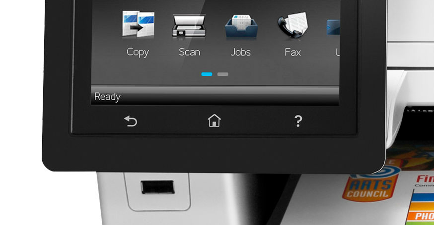HP LaserJet Pro M477FDN. Печать с USB