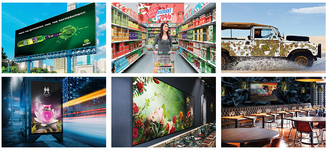 HP Latex 560. Области применения