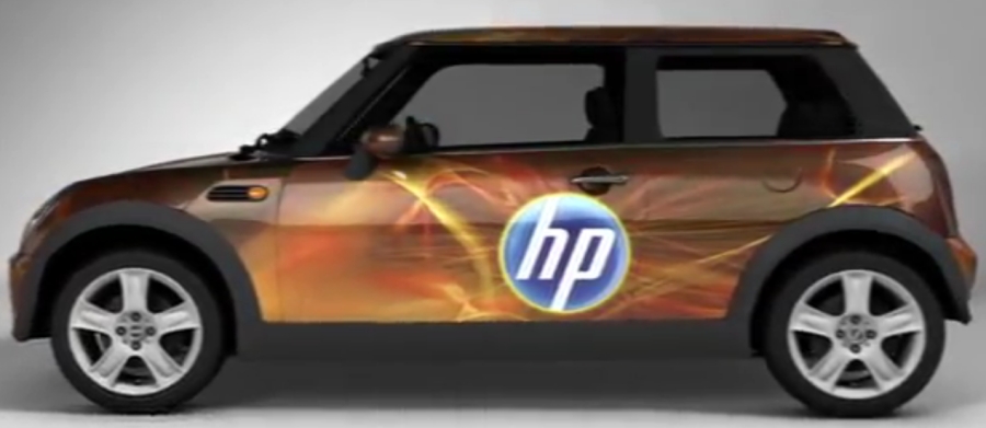 HP Latex 800. Наклейки на транспортном средстве