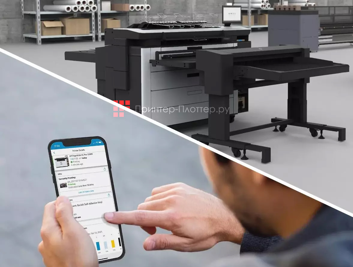 HP PageWide XL Pro 10000. HP PrintOSх