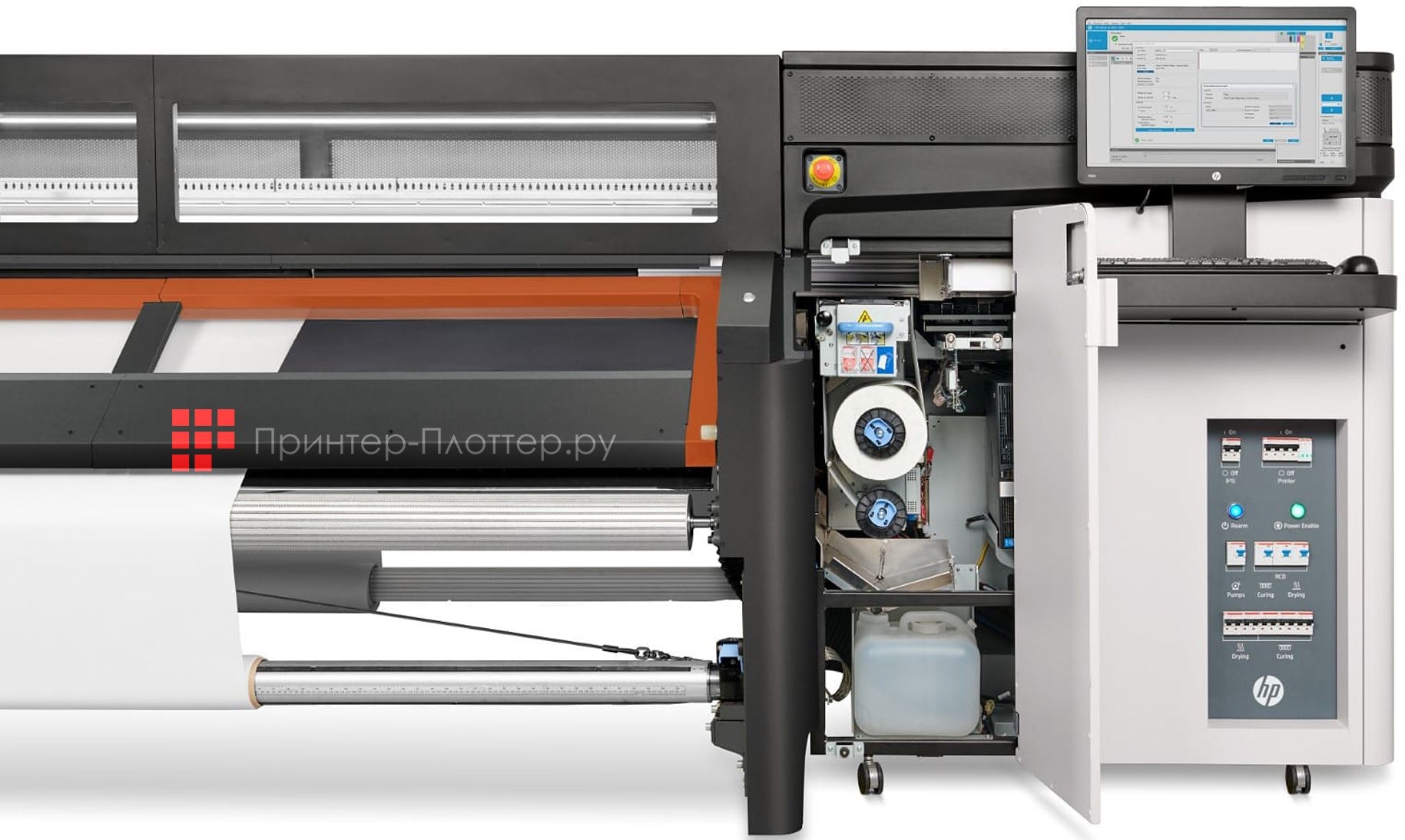 HP Stitch S1000. Панель управления