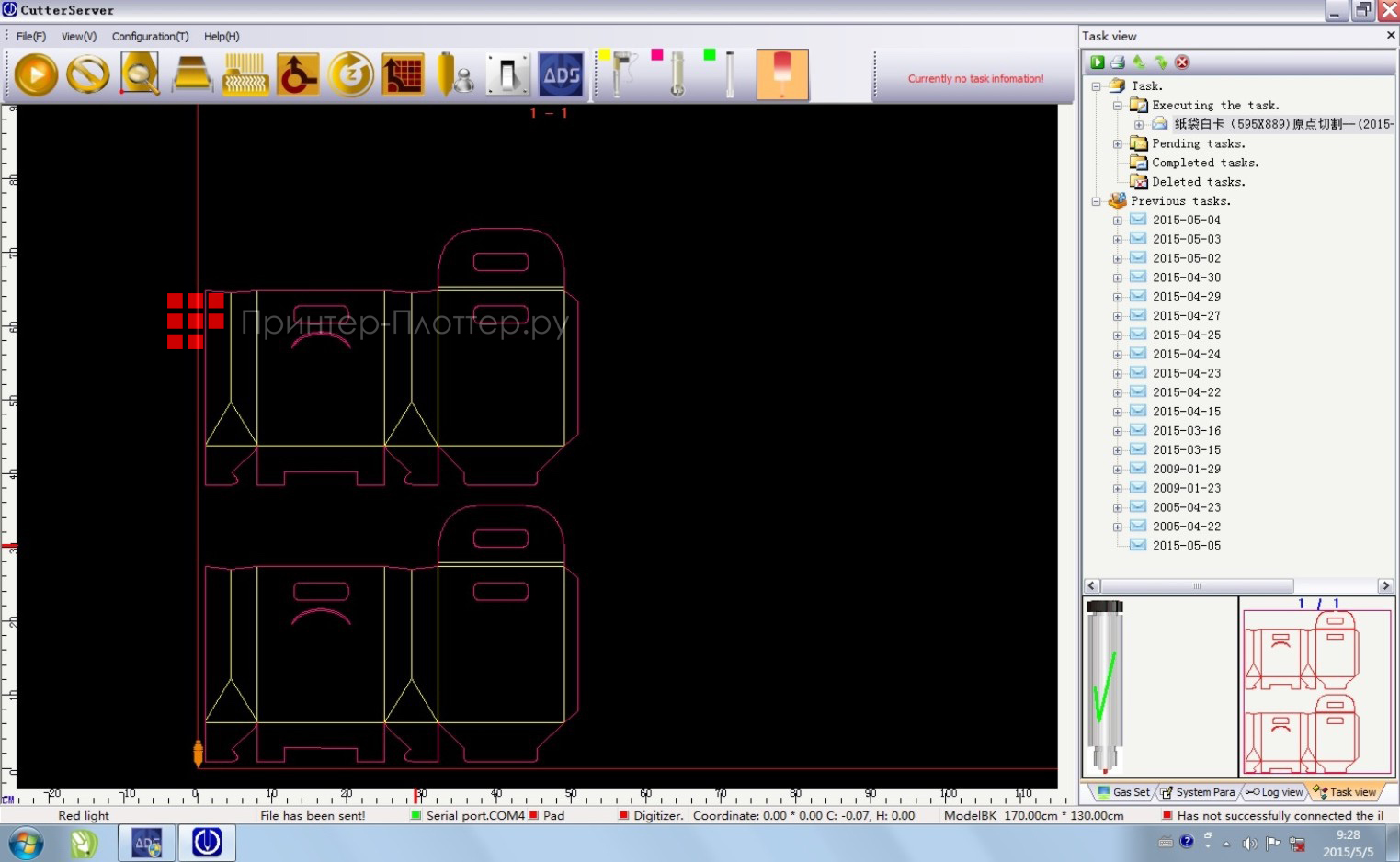 iECHO GLSC 1818. CutterServer