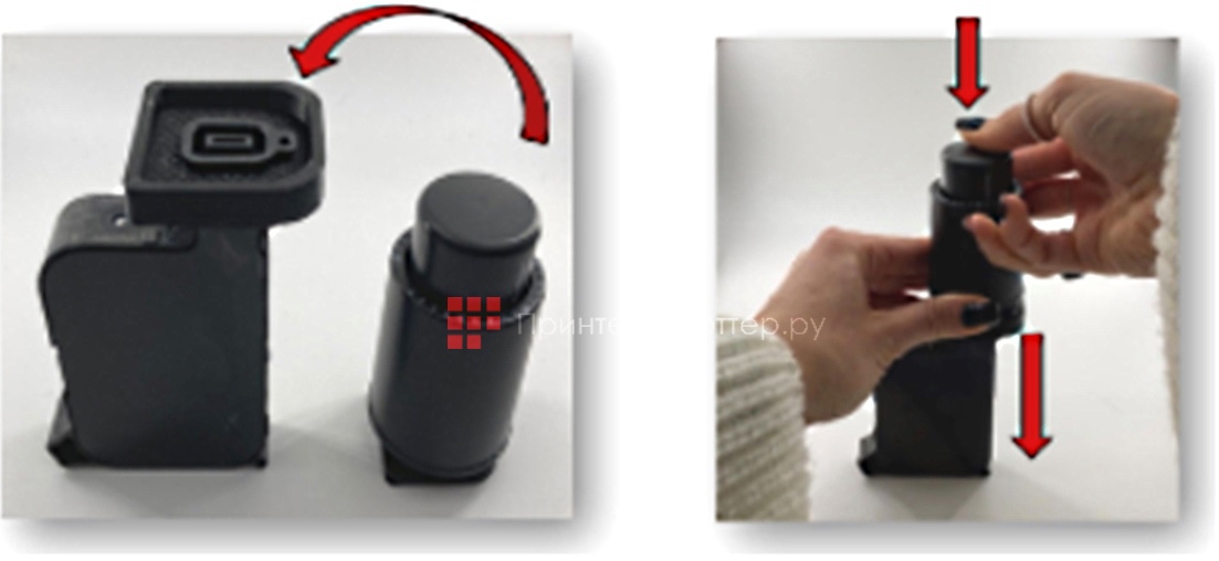 iJet2L помпа для картриджей. Порядок использования