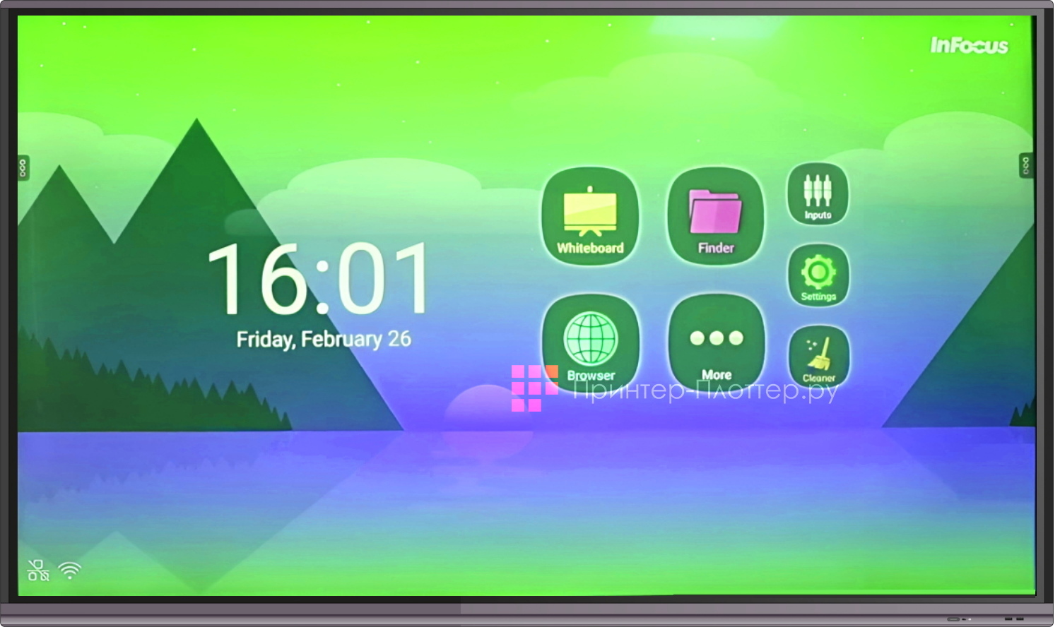 InFocus JTouch INF9855. Продуманный дизайн