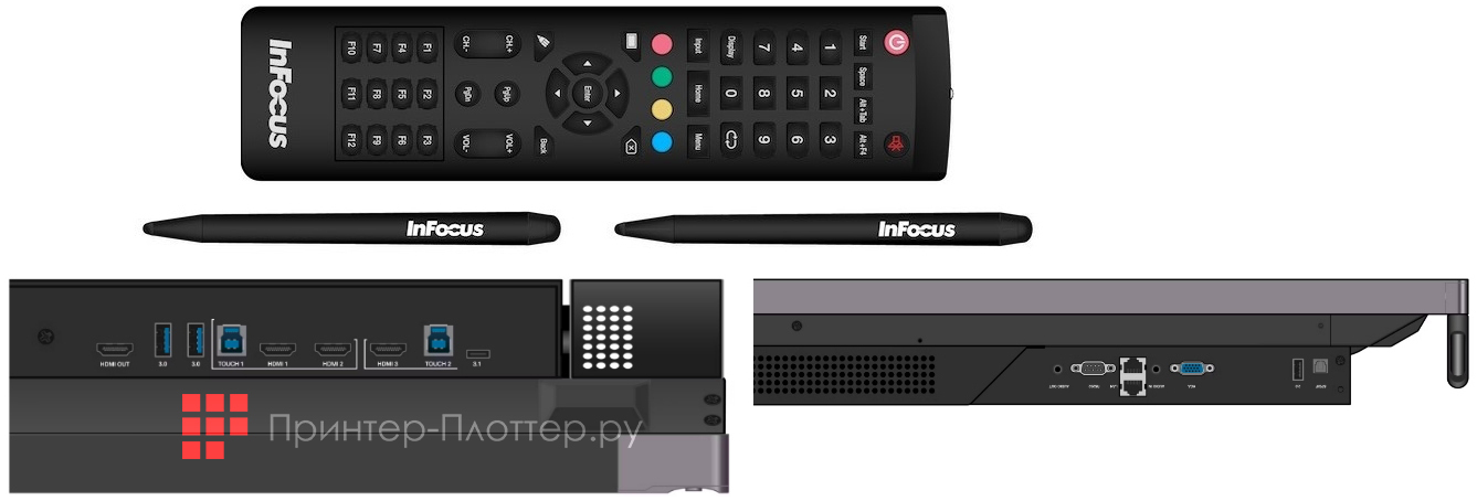 InFocus JTouch D115. Особенности