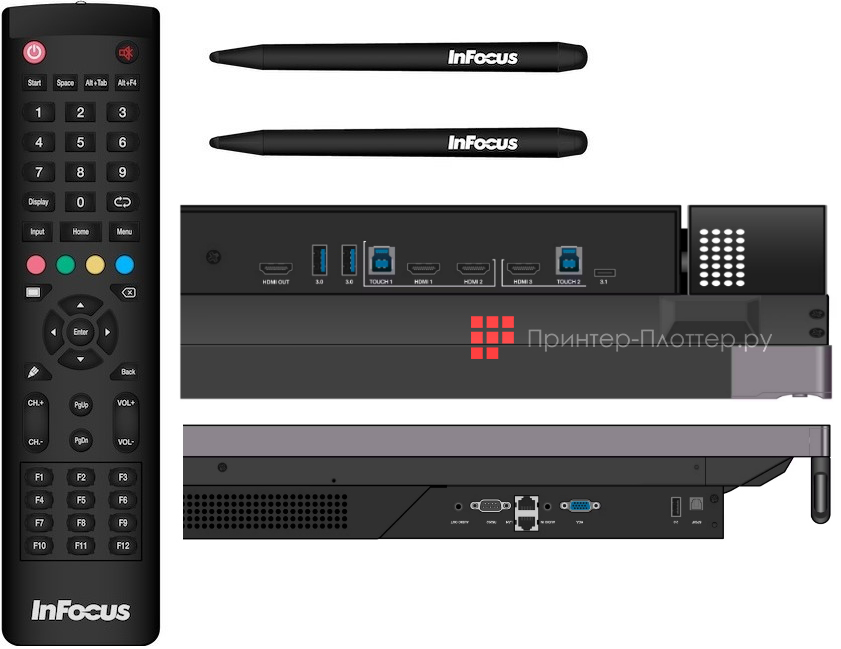 InFocus JTouch D118. Особенности