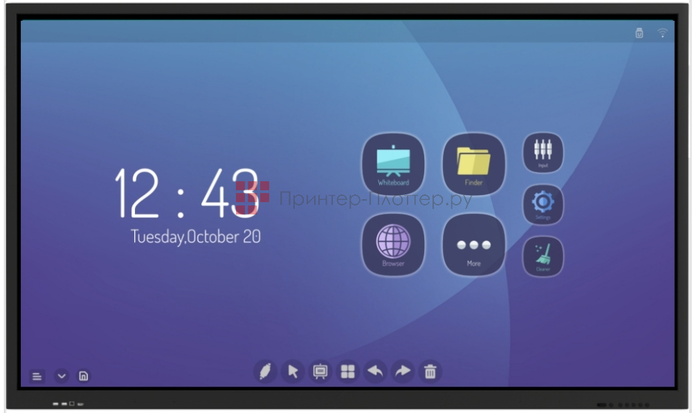 InFocus JTouch D132. Антибликовый дисплей