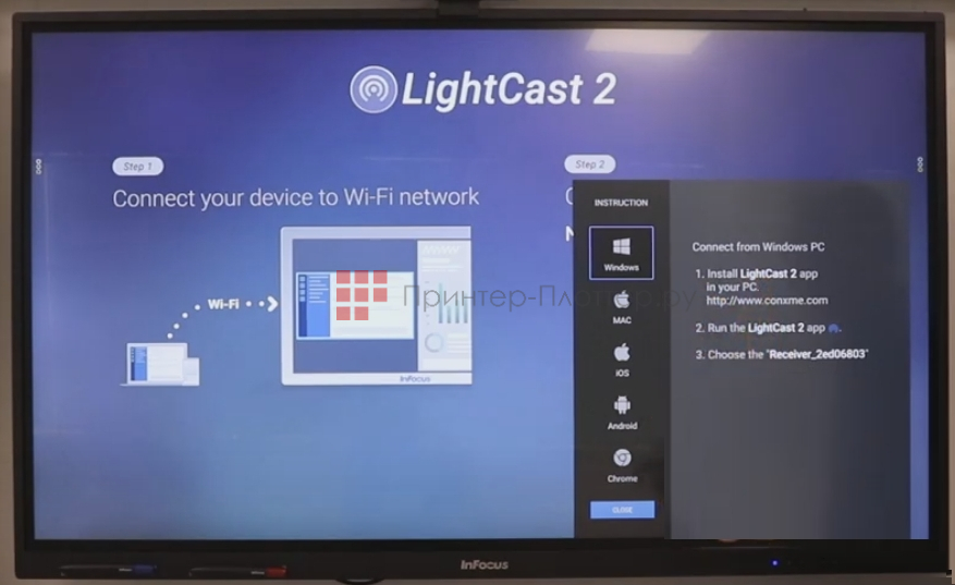 InFocus JTouch D132. Особенности