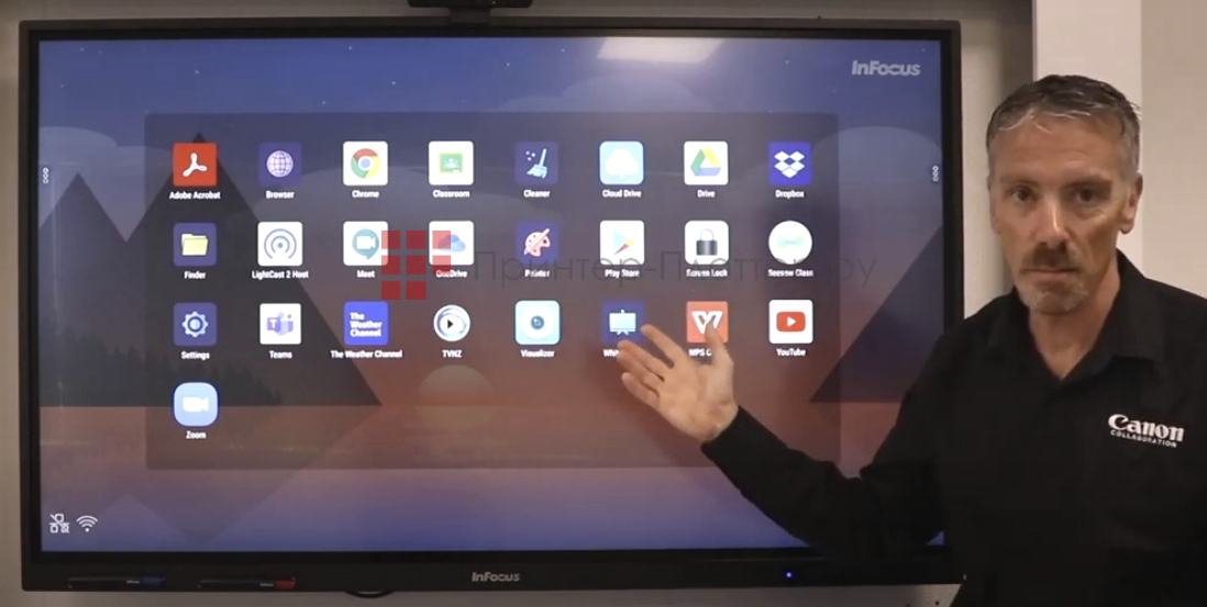 InFocus JTouch D133. Особенности