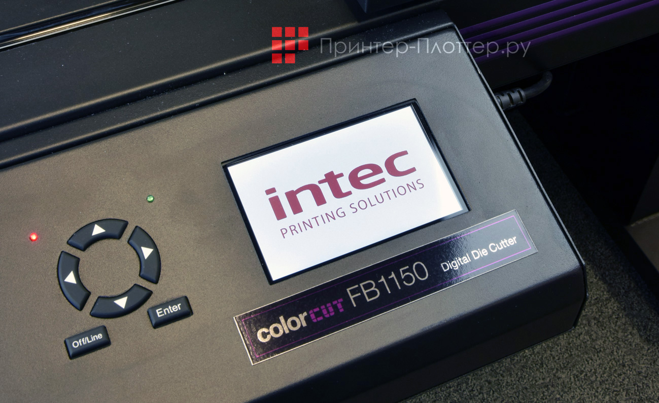 INTEC ColorCut FB1150. Панель управления