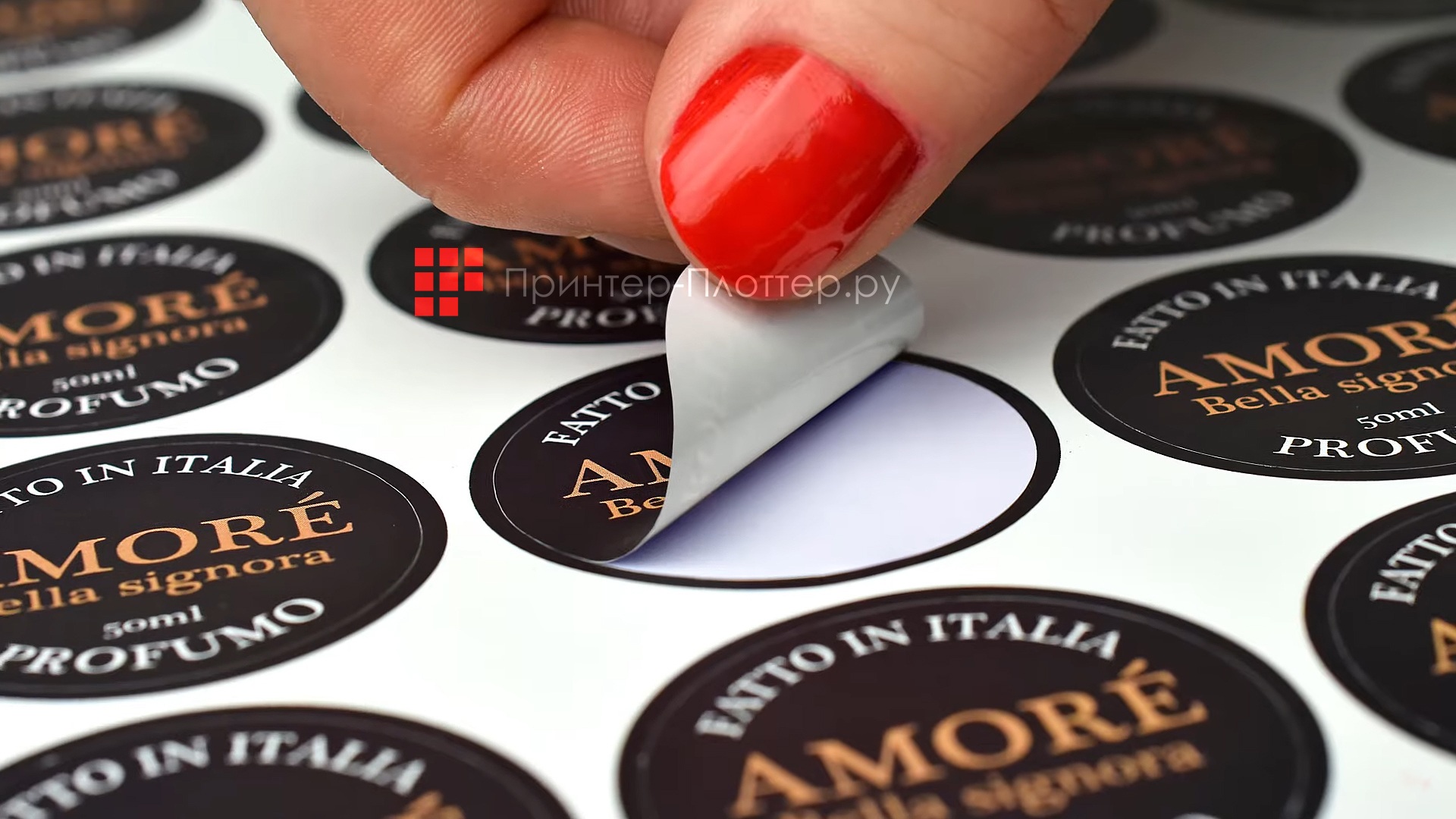 INTEC ColorCut FB1175. Резка этикеток до подложки