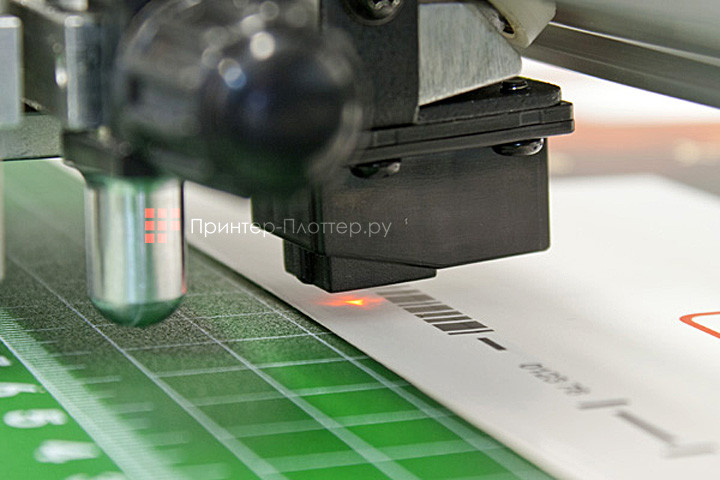 INTEC ColorCut FB550. Считывание штрих-кода