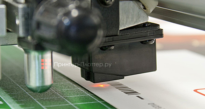 INTEC ColorCut FB575. Считывание штрих-кода