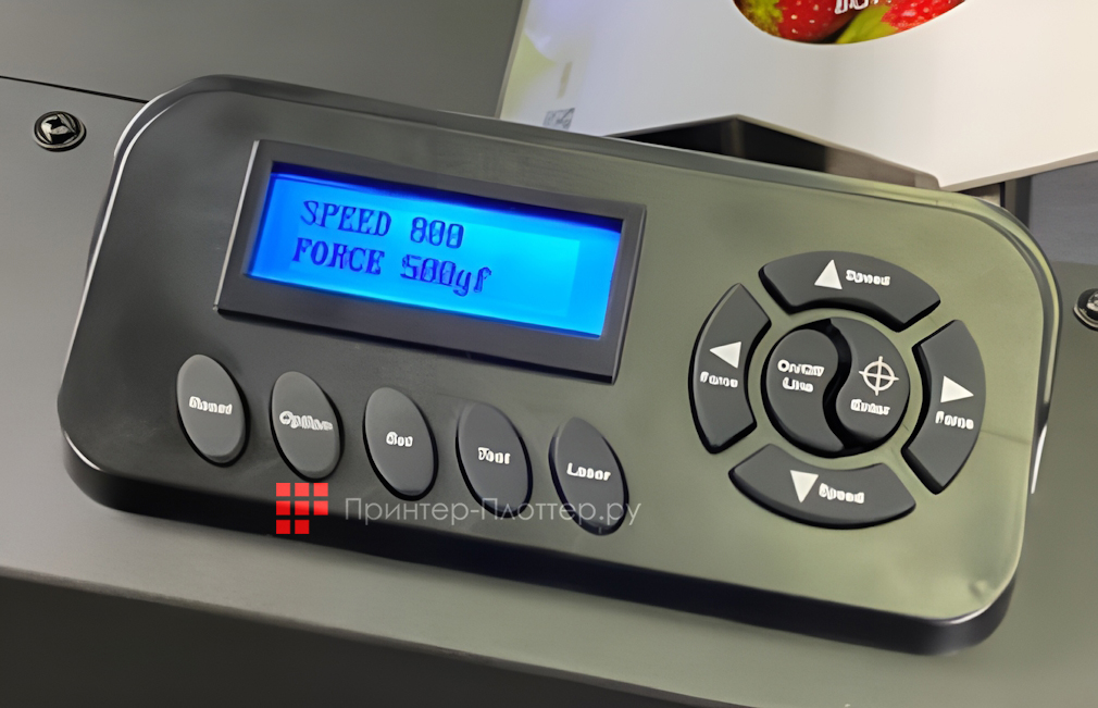 Intec ColorCut LC330. Панель управления