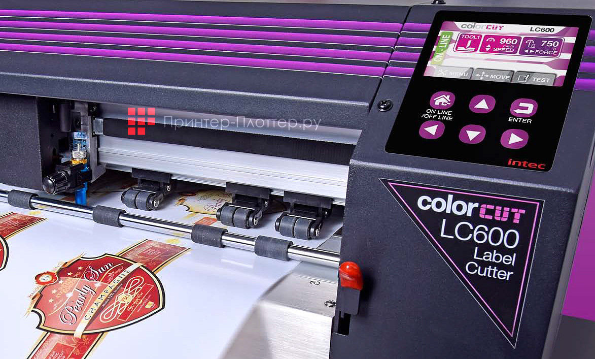 INTEC ColorCut LC600 PRO. Точное позиционирование