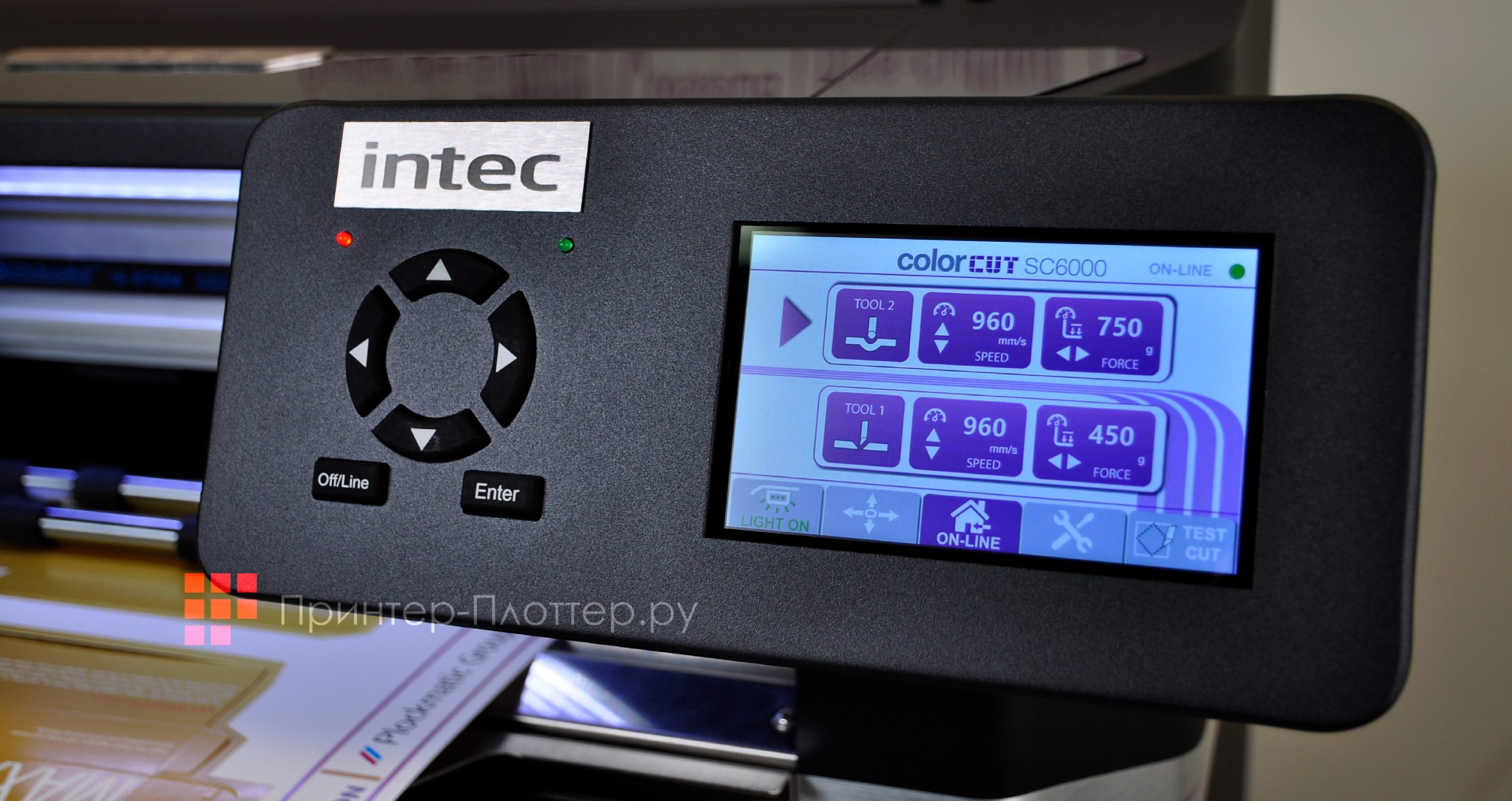INTEC ColorCut SC6000. Особенности
