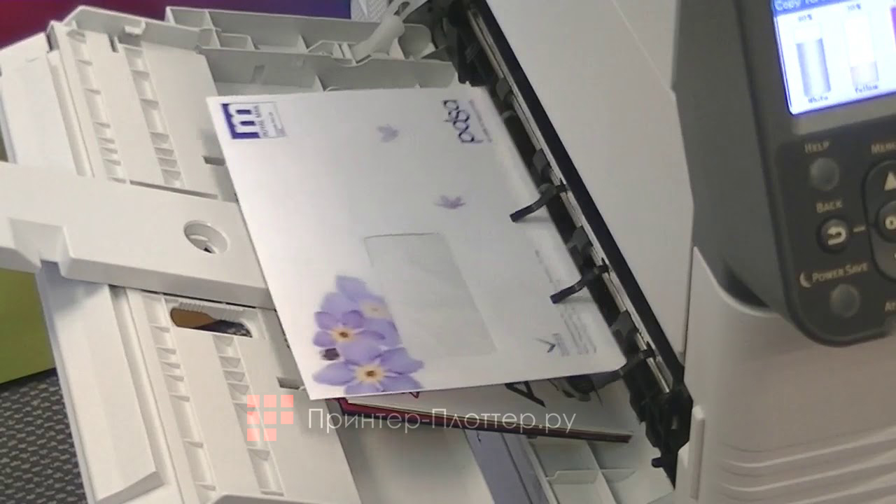 INTEC ColorSplash CS3600. Печать на конвертах