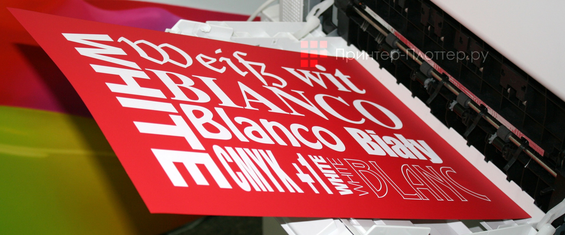 INTEC ColorSplash CS5600. Использование белого тонера