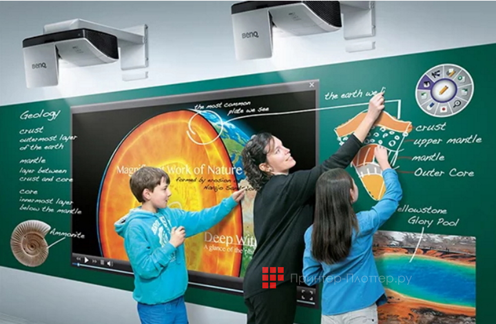 Exell EWB9140 + BenQ MW855UST+. Технология мультитач