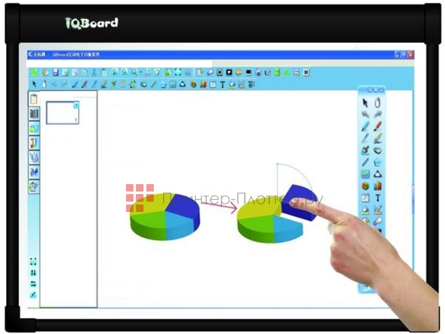 IQBoard DVT TN082. Таблицы, диаграммы, текст, формулы