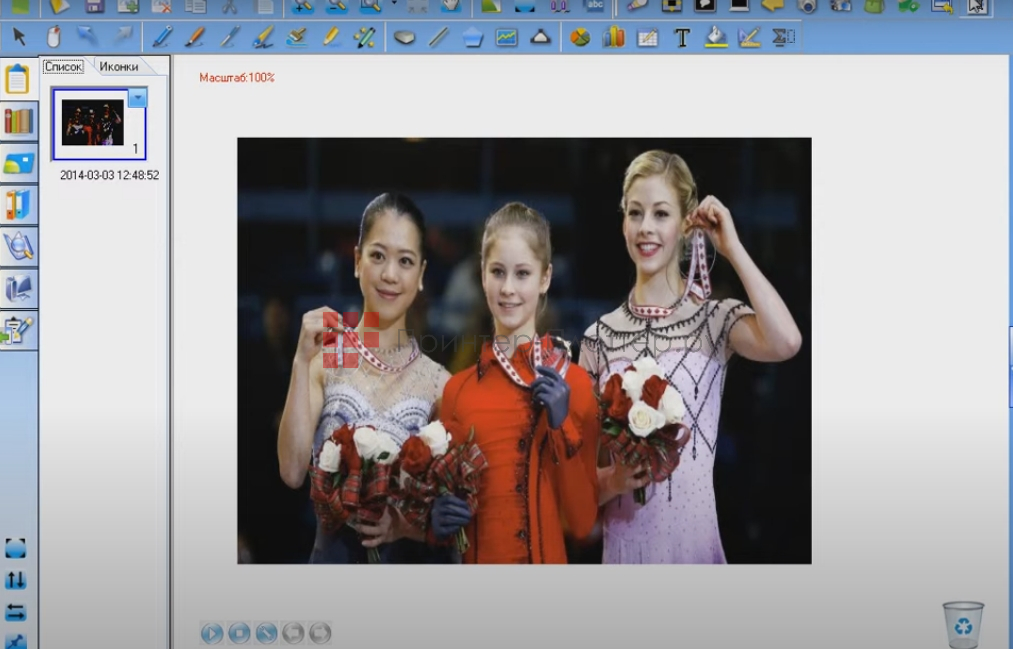 IQBoard DVT TN100. Мультимедиа