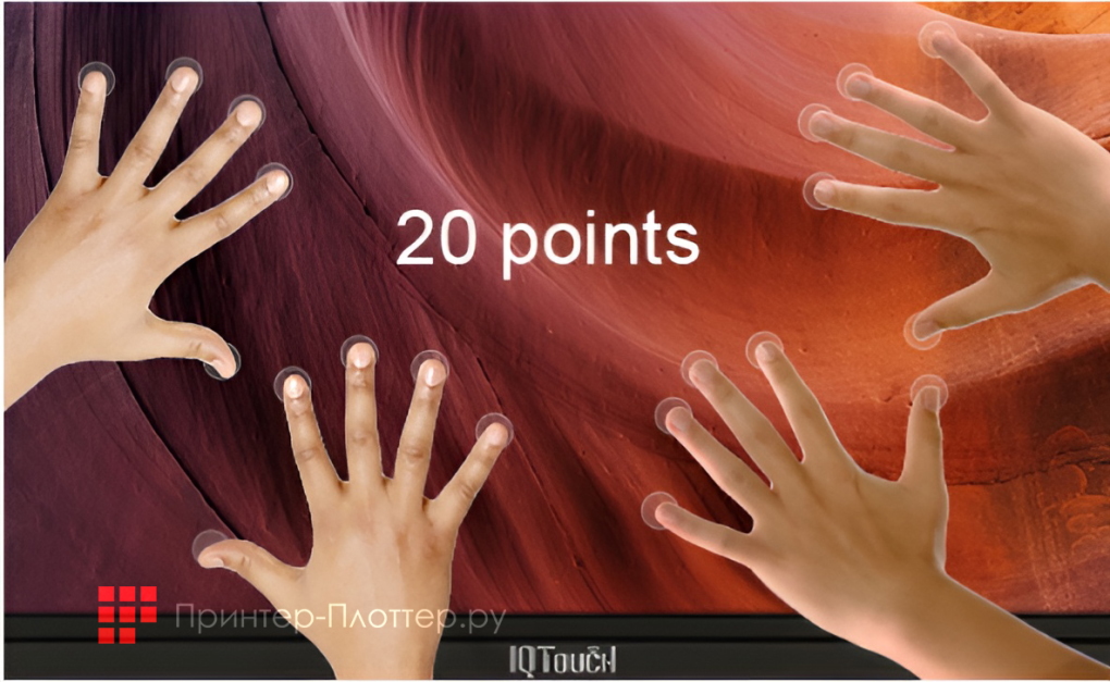 IQBoard TE1100 LE075MD IQTouch. Многопользовательская совместная работа