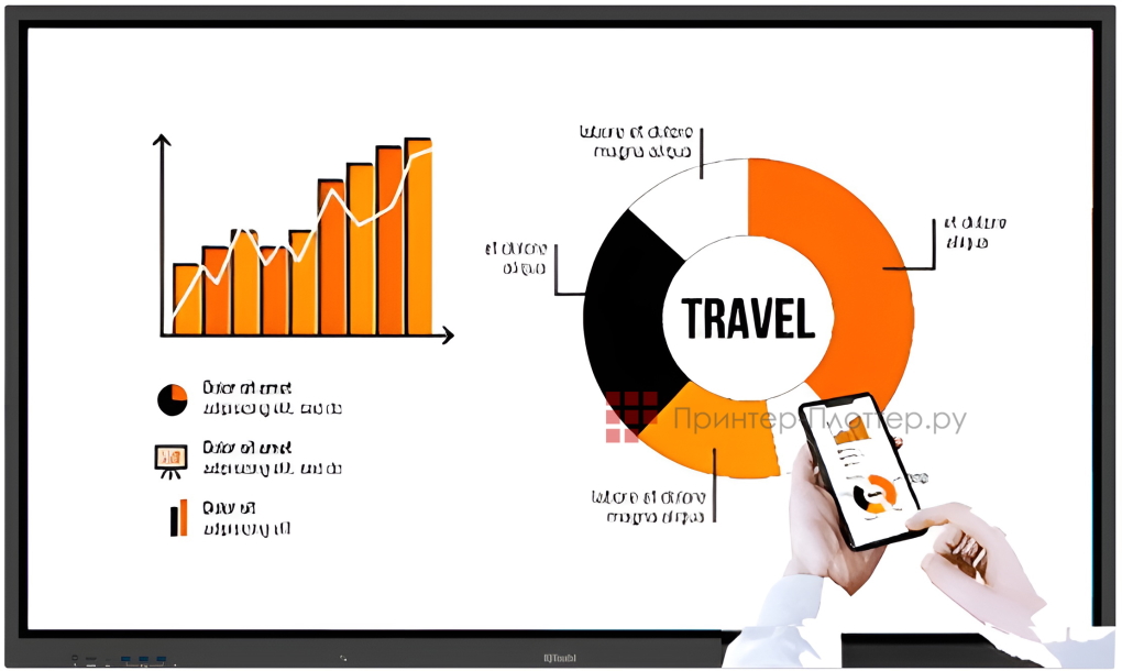 IQBoard TE1100 LE075MD IQTouch. QR-код упрощает работу