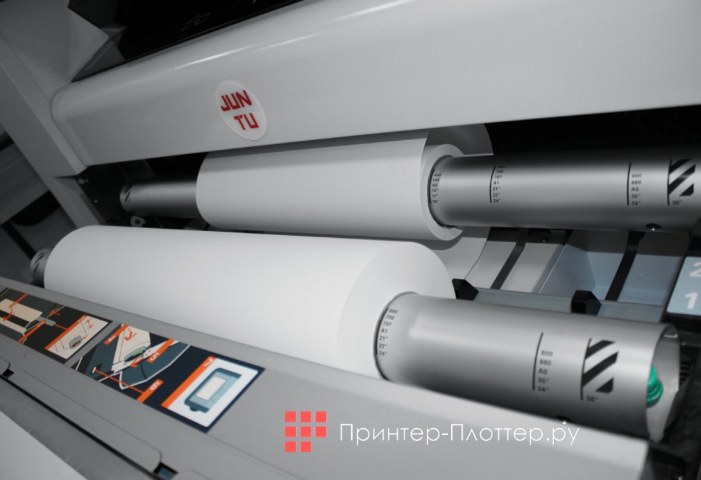 JUNTU JT-3650. Автоматическая смена рулона