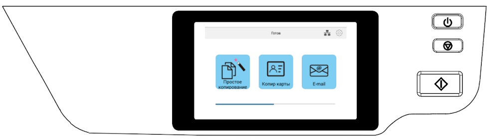Катюша М240p. Большой и удобный сенсорный экран