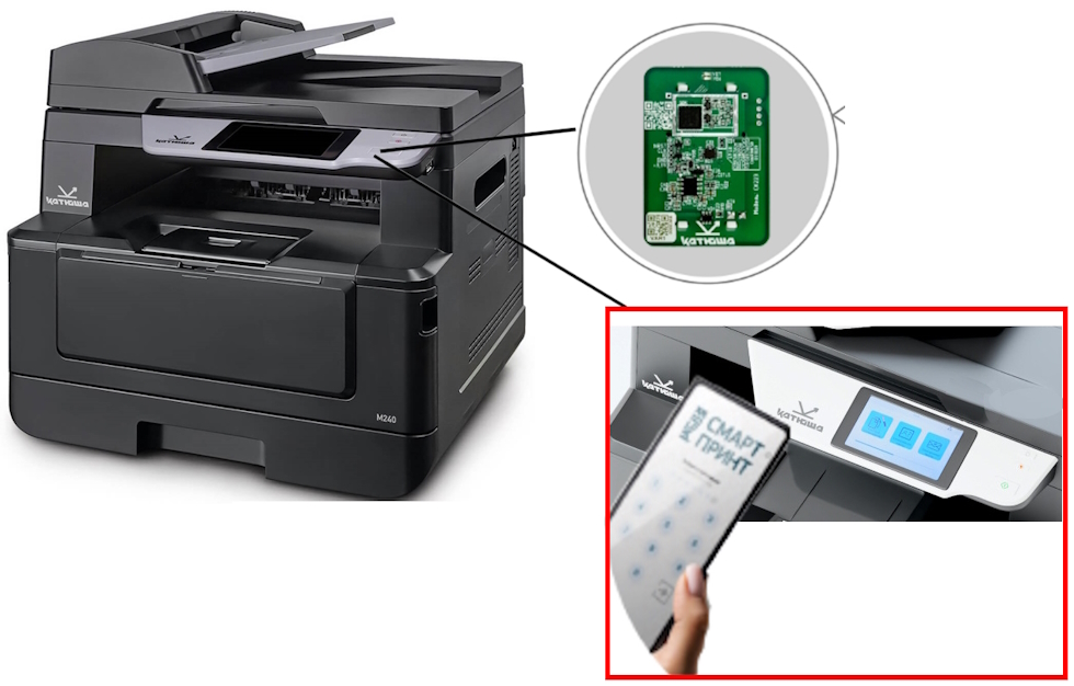 Катюша М240p. Считыватель КАТЮША