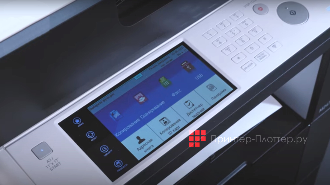 Катюша M247. Сенсорная панель управления