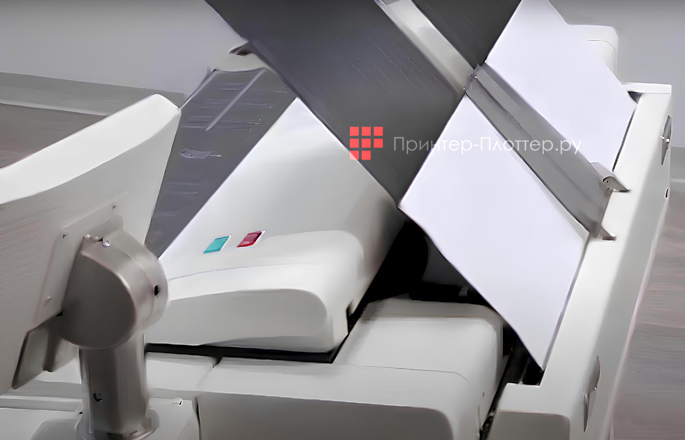 МФУ KIP 7570M. Вывод отпечатков вверх или назад