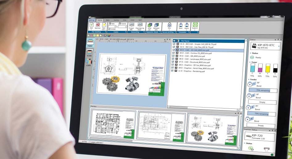 KIP 7970. Отправка заданий на печать