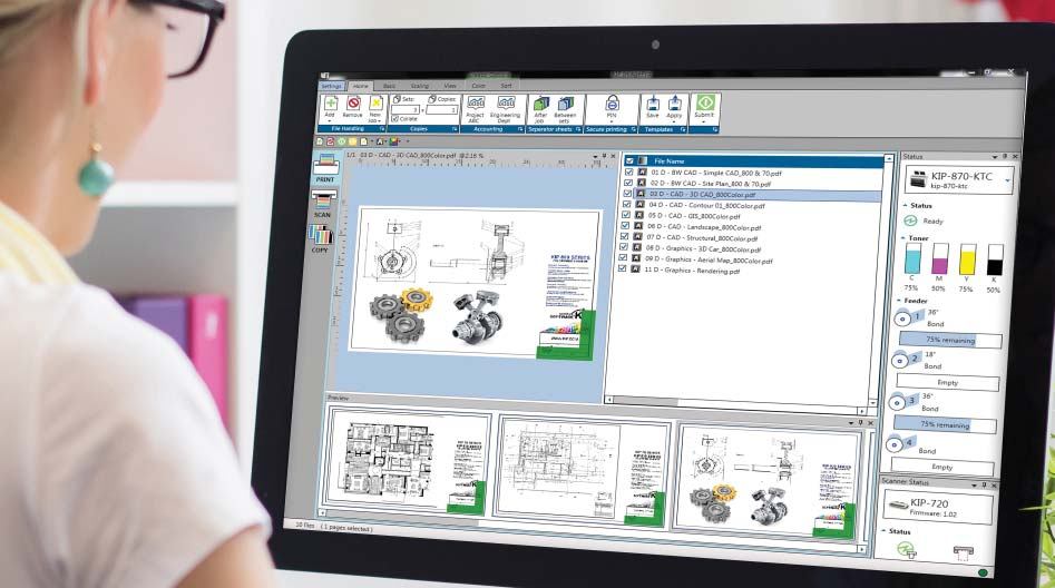 KIP 7970. Отправка заданий на печать