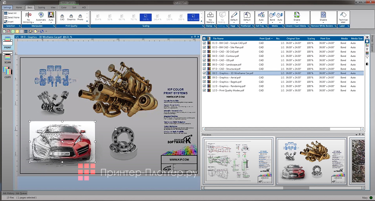 МФУ KIP 7970M. KIP ImagePro