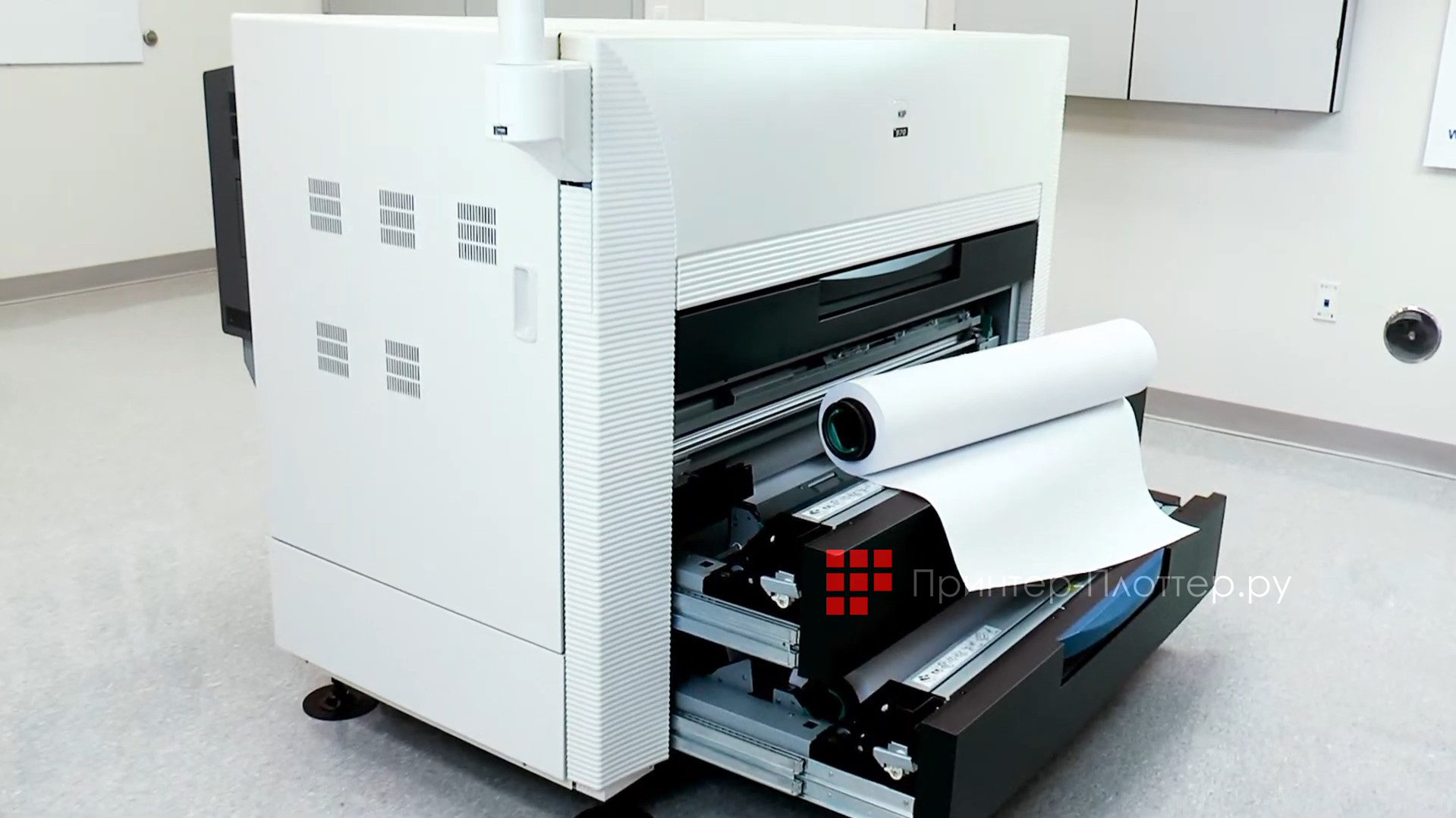 KIP 970 EcoLine. Быстрое переключение рулонов