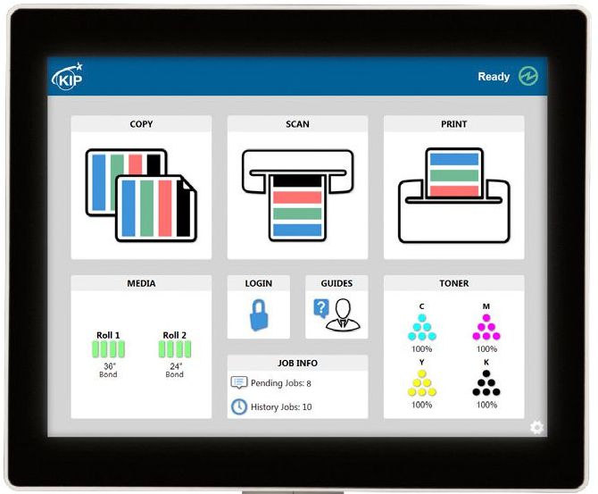 KIP KIPFold 1700. Интеллектуальный сенсорный экран