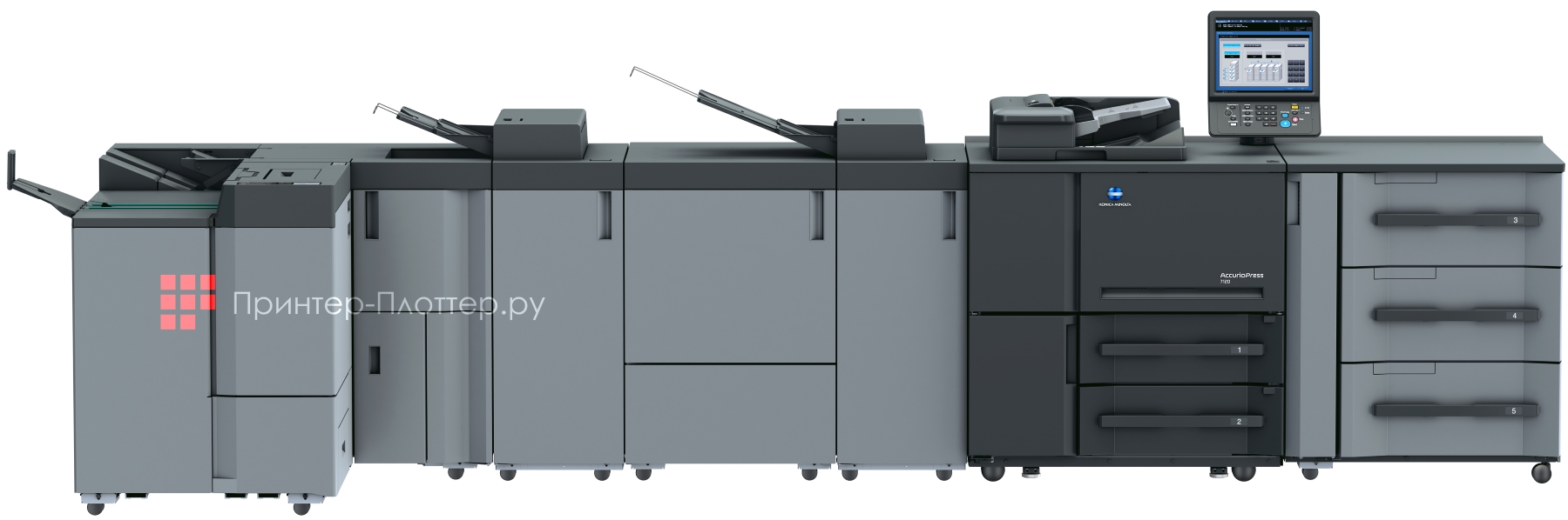 Konica Minolta AccurioPress 7120. Вакуумная подача бумаги