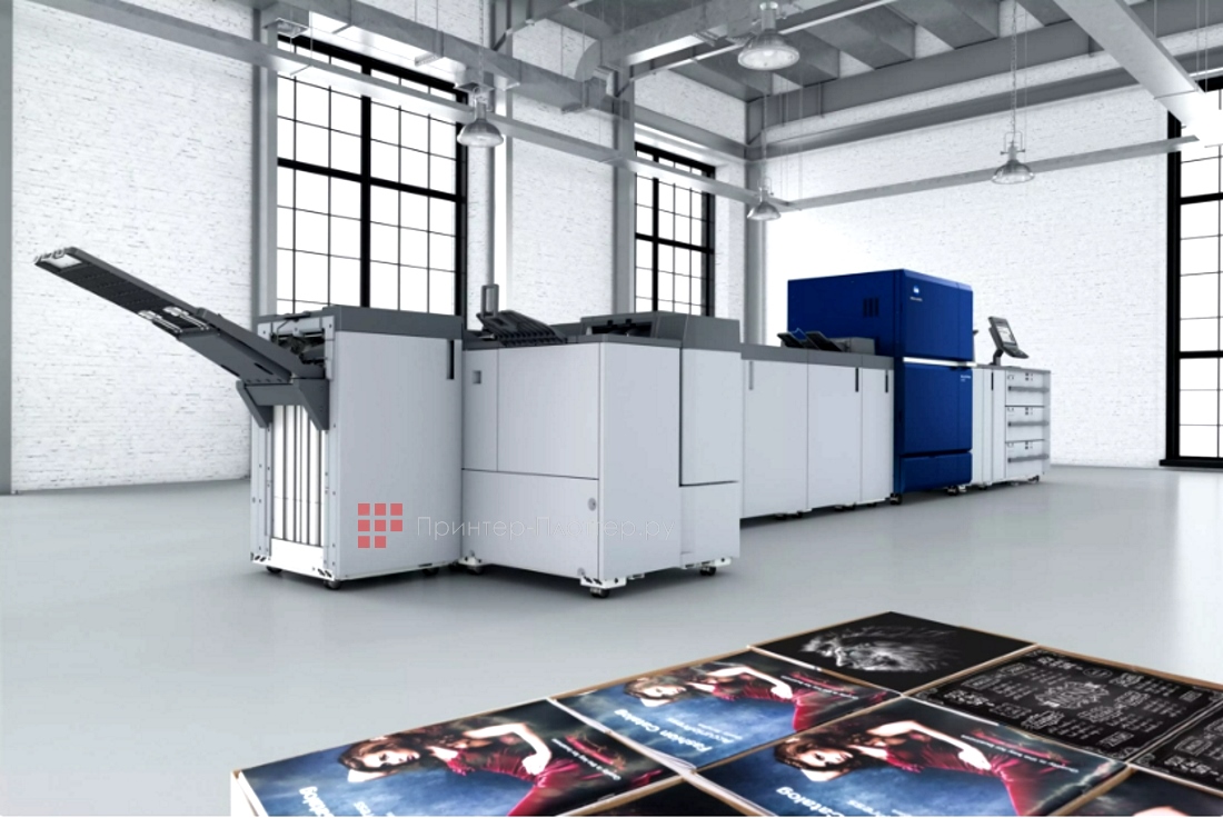 Konica Minolta AccurioPress C12010S. Широкий спектр носителей