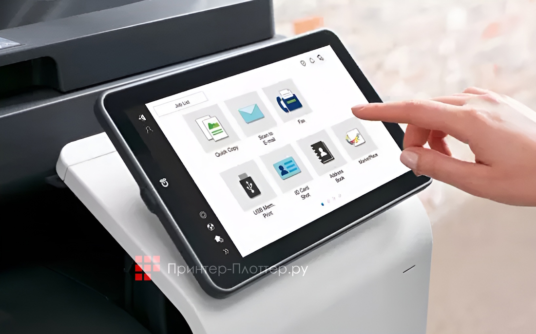 Konica Minolta bizhub 301i. Панель управления