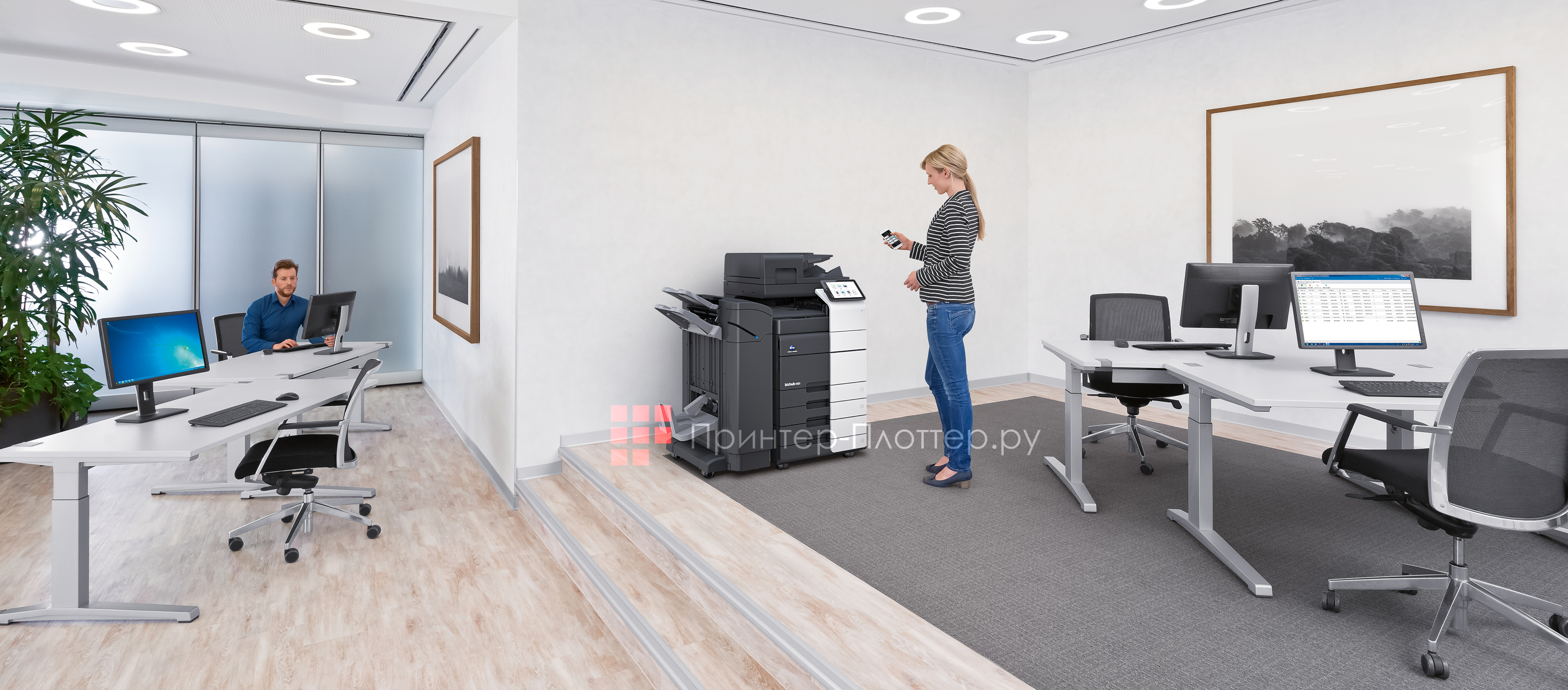 Konica Minolta bizhub 450i. Пользовательские ящики