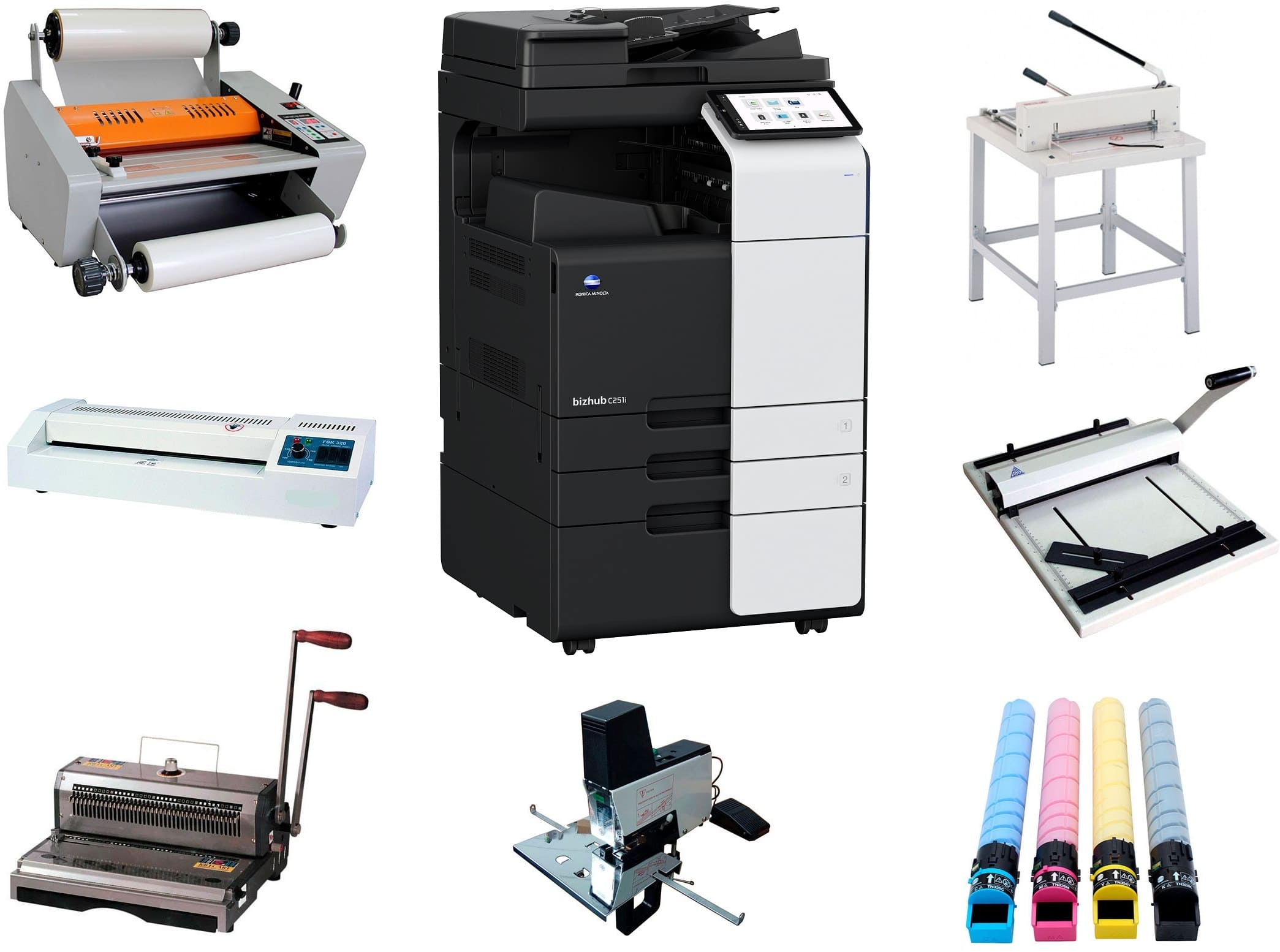 Konica Minolta bizhub C251i. Мини-типография