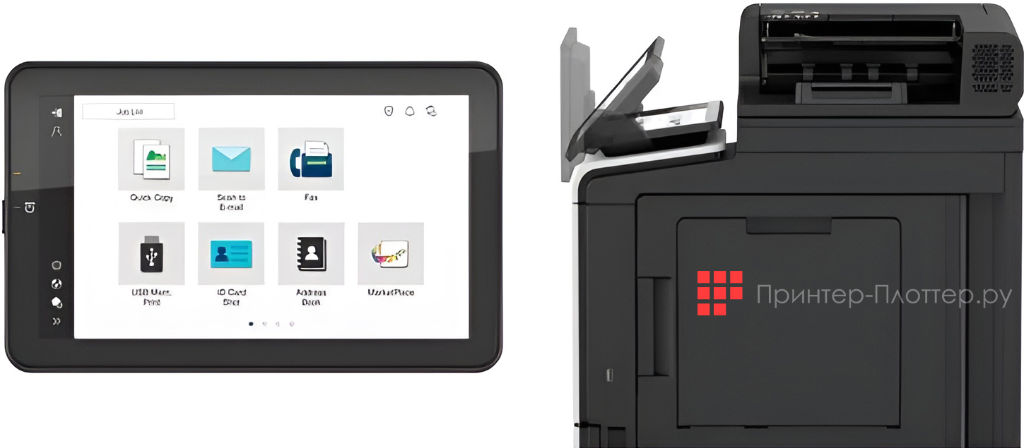 Konica Minolta bizhub C3351i. Панель управления