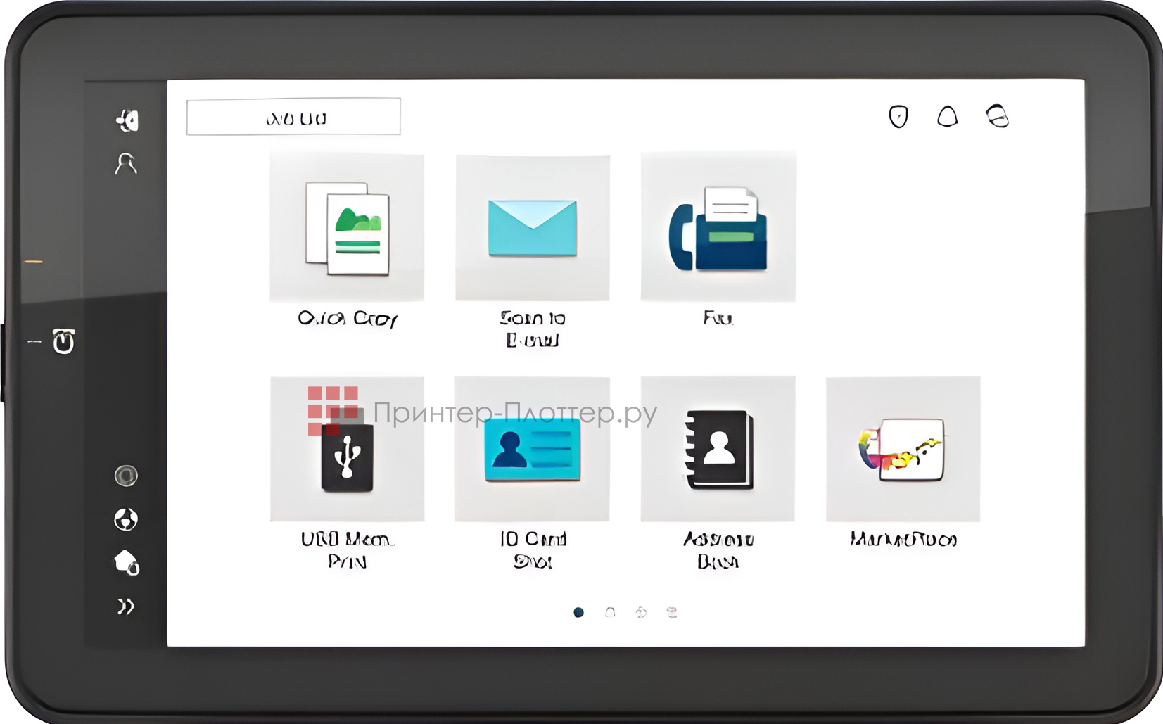 Konica Minolta bizhub C361i. Панель управления