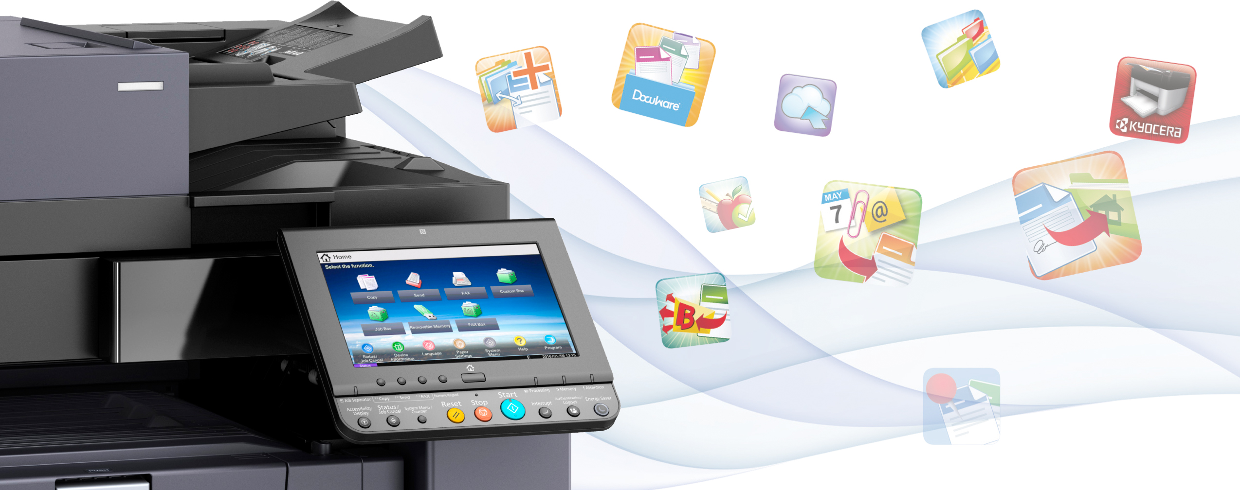 Kyocera TASKalfa 3212i. Дистанционное управление устройством