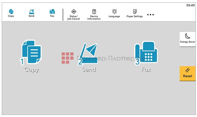 Kyocera TASKalfa 4054ci. Универсальный режим
