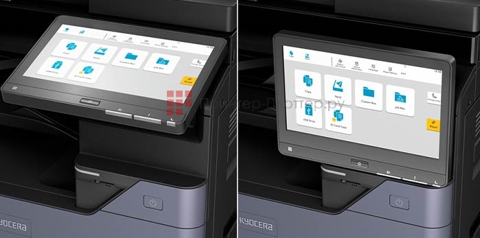 Kyocera TASKalfa 6054ci. Сенсорная панель управления