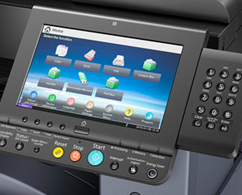 Kyocera TASKalfa 9002i. Сенсорный дисплей