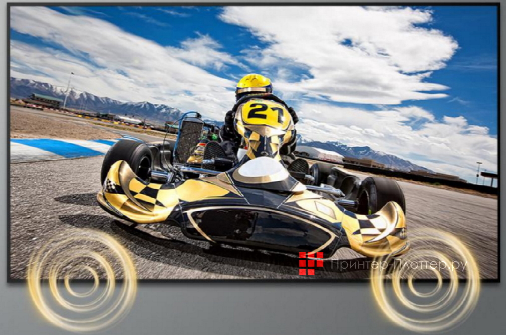 LG 110UM5J-B. Встроенная акустика