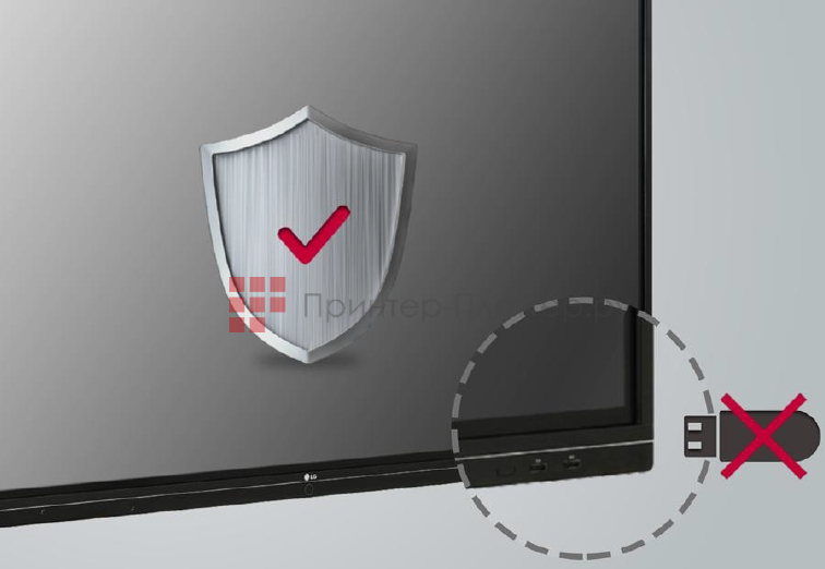 LG 75TR3BF-B. USB блокировка